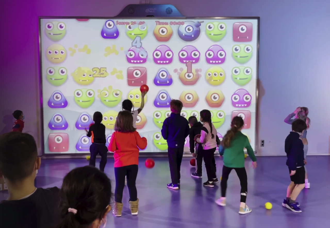 Multiball indoor football pitch